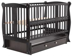 Кровать Babyroom Грация DGMYO-3 маятник, ящик, откидной бок, бук, венге